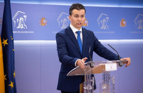 ep el portavoz del psoe en el congreso hector gomez durante una rueda de prensa posterior a la junta