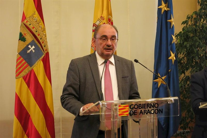 ep el presidente de aragon javier lamban