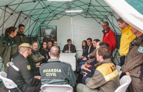 ep el presidente de la generalitat salvador illa durante su visita al centro de mando contra el