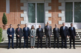 ep el rey felipe vi recibe en audiencia a la junta directiva de nokia espana con motivo de su