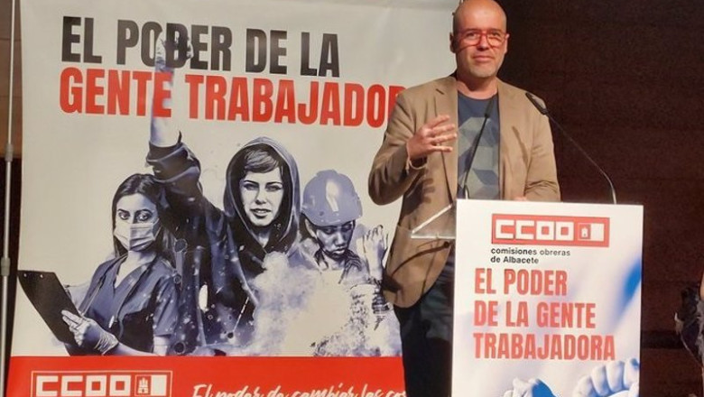 ep el secretario general de ccoo unai sordo en albacete ep el secretario general de ccoo unai sordo en albacete