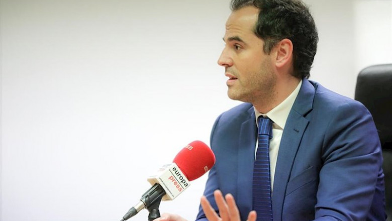El vicepresidente de la Comunidad de Madrid, Igancio Aguado, durante su entrevista con Europa Press, en Madrid (España), a 19 de diciembre de 2019. | Jesús Hellín - Europa Press ep el vicepresidente de la comunidad de madrid igancio aguado durante su entrevista con europa press