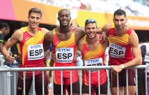 Equipo español de 4x400 metros | RFEA ep equipo espanol4x400 metros