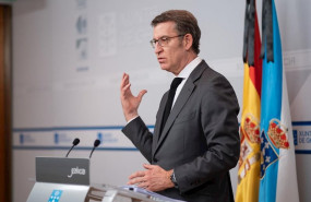 ep feijoo en la rueda de prensa del consello de la xunta