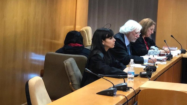 Imagen del juicio contra una acusada de matar a su bebé recién nacido en Madrid | EUROPA PRESS ep imagen del juicio contra una acusada de matar a su bebe recien nacido en madrid