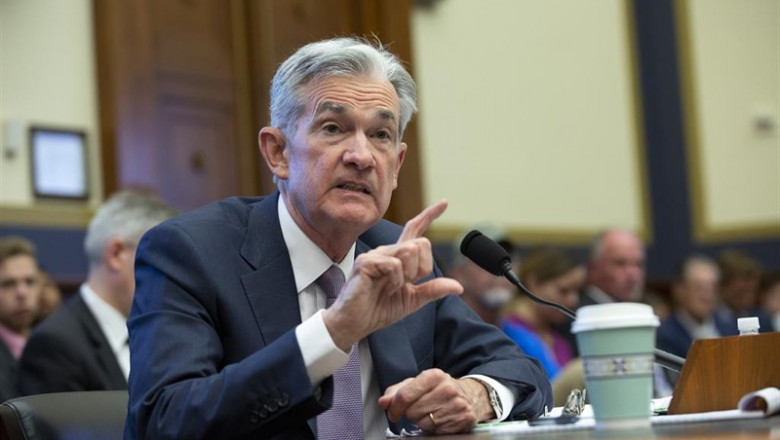 July 10, 2019 - Washington, DC, United States: Chair of the Federal Reserve Jerome Powell testifies before the House Financial Services Committee on Capitol Hill in Washington D.C., U.S. on July 10, 2019. (Stefani Reynolds / CNP / Contacto) | Stefani Reynolds ep july 10 2019 - washington dc united states chair of the federal reserve jerome powell testifies before the house financial services committee on capitol hill in washington dc us on july 10 2019 stefani reynolds cnp contacto