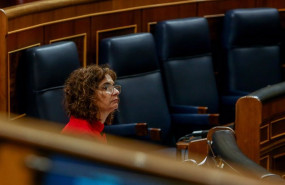 ep la ministra de hacienda maria jesus montero durante la segunda parte del pleno de debate de