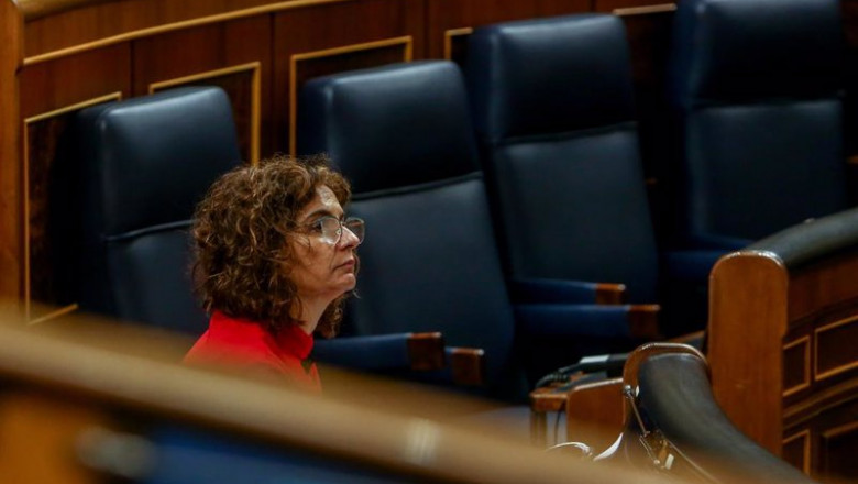 ep la ministra de hacienda maria jesus montero durante la segunda parte del pleno de debate de ep la ministra de hacienda maria jesus montero durante la segunda parte del pleno de debate de