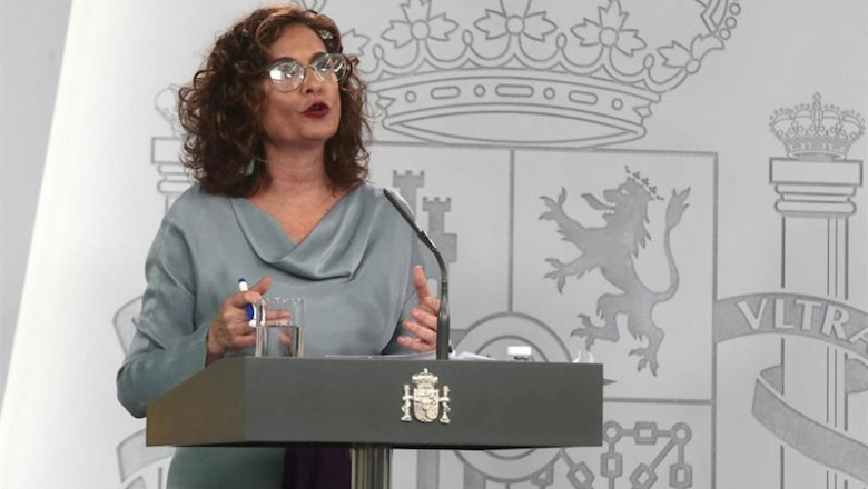 ep la ministra de hacienda y portavoz del ejecutivo maria jesus montero