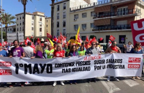 ep las secretarias generales de ccoo y ugt en extremadura al frente de la manifestacion del 1 de ep las secretarias generales de ccoo y ugt en extremadura al frente de la manifestacion del 1 de