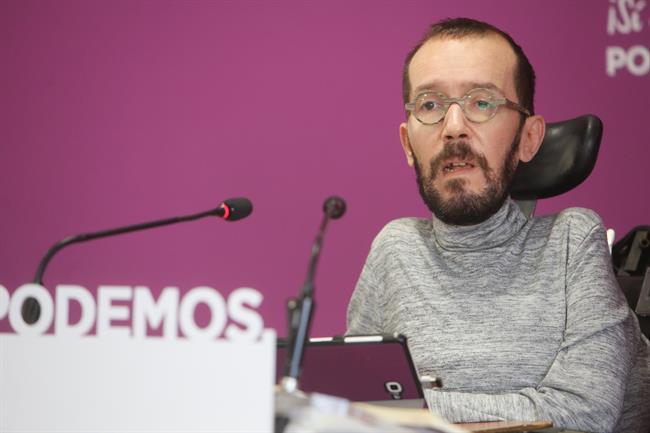 Pablo Echenique en una rueda de prensa | Ricardo Rubio - Europa Press ep pablo echeniqueuna ruedaprensa