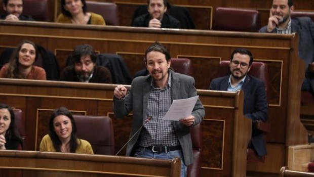 Pablo Iglesias en la sesión de control al Gobierno en el Congreso | EUROPA PRESS - Archivo ep pablo iglesiasla sesioncontrolgobiernocongreso 20180313195911