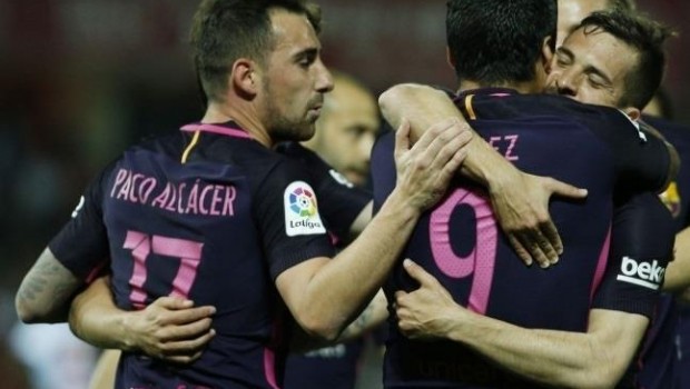 ep paco alcacer celebragolfc barcelona
