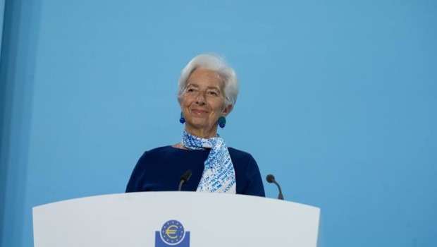 ep photo of the governing council press conference at the ecb president christine lagarde and vice