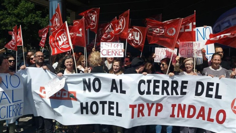 Representantes de Tryp Indalo y los trabajadores se reúnen este martes para nego | UGT ep representantestryp indalolos trabajadoresreunenmartesnego