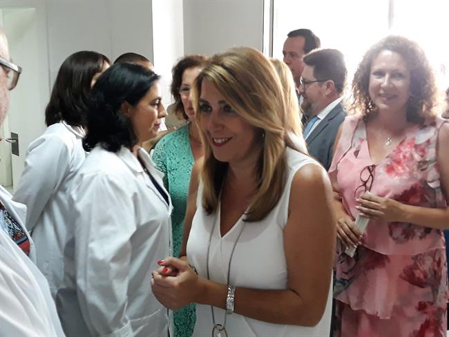 Susana Díaz visita un centro de salud en Garrucha (Almería) | Europa Press ep susana diaz visitacentrosaludgarrucha almeria