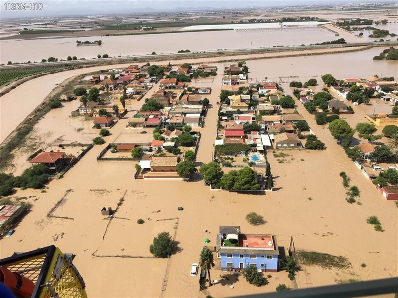 ep temporal- el 112 de murcia gestiona 3432 asuntos relacionados con las lluvias