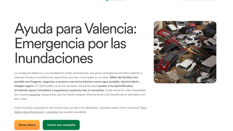 gofundme   ayuda para valencia   emergencia por las inundaciones 1 