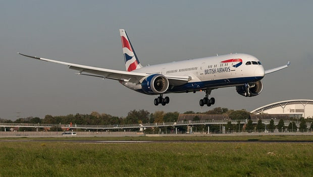 dl iag international groupe de compagnies aériennes consolidé british airways boeing 787 dreamliner ftse 100 min