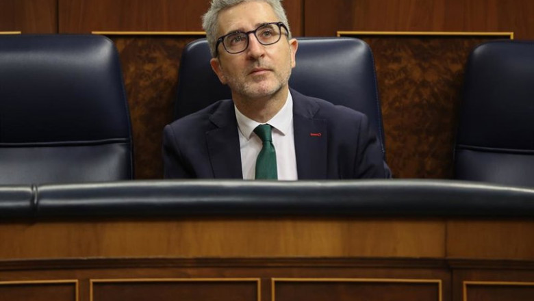 ep archivo   el ministro de hacienda arcadi espana durante una sesion plenaria en el congreso a 30