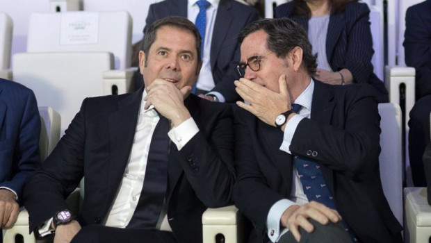 ep archivo   el presidente de cepyme gerardo cuerva izda y el presidente de la ceoe antonio
