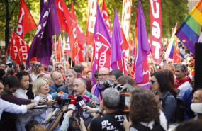 ep archivo   el secretario general de ugt pepe alvarez y su homologo de ccoo unai sordo atienden a