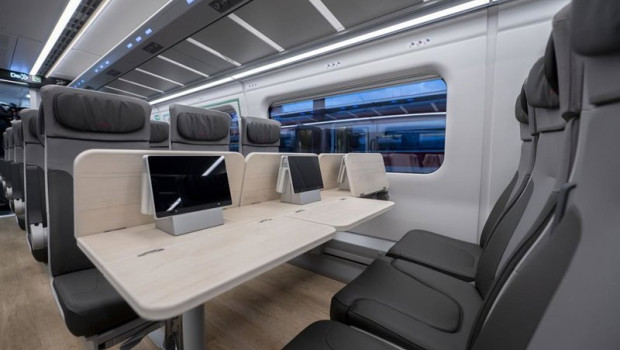 ep archivo   interior del tren de alta velocidad de la serie 106 durante su primer viaje a a coruna