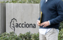 ep archivo   logotipo de acciona en la sede de madrid a 14 de noviembre de 2025 en madrid espana