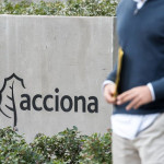 ep archivo   logotipo de acciona en la sede de madrid a 14 de noviembre de 2025 en madrid espana