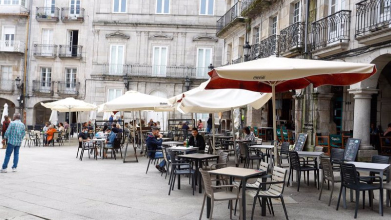 Archivo - Una terraza en Vigo | Marta Vázquez Rodríguez - Europa Press - Archivo ep archivo una terraza en vigo