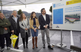 ep calvo y martinez allegue visitan el nuevo aparcamiento disuasorio de moana pontevedra