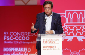 ep el ministro para la transformacion digital y de la funcion publica oscar lopez en un acto de ccoo