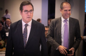 ep el presidente de la ceoe antonio garamendi y el presidente y consejero delegado de canon espana