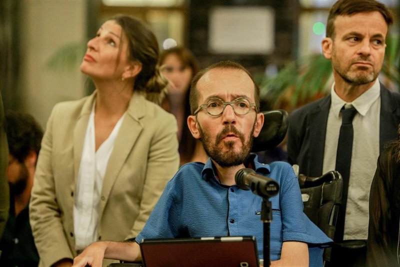 ep el secretario de accion de gobierno de unidas podemos pablo echenique