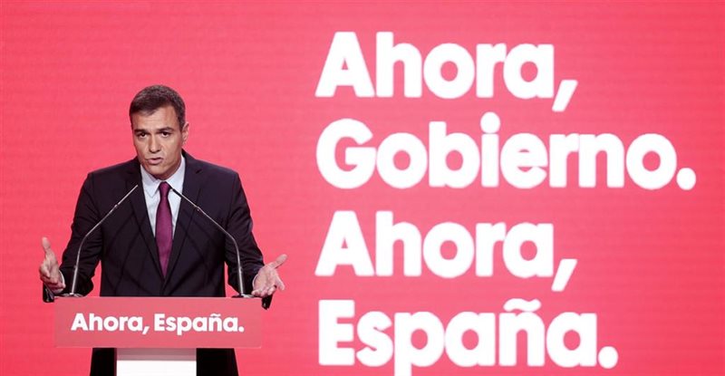 ep el secretario general del psoe y presidente del gobierno en funciones pedro sanchez durante su