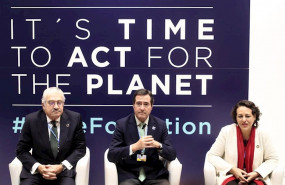 ep i-d el consejero delegado de endesa jose bogas el presidente de ceoe antonio garamendi y la