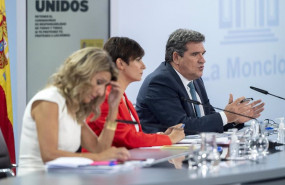 ep i d la vicepresidenta segunda y ministra de trabajo yolanda diaz la ministra portavoz isabel