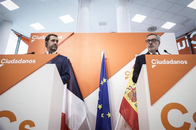 José Manuel Villegas y Christophe Castaner | CIUDADANOS ep jose manuel villegaschristophe castaner