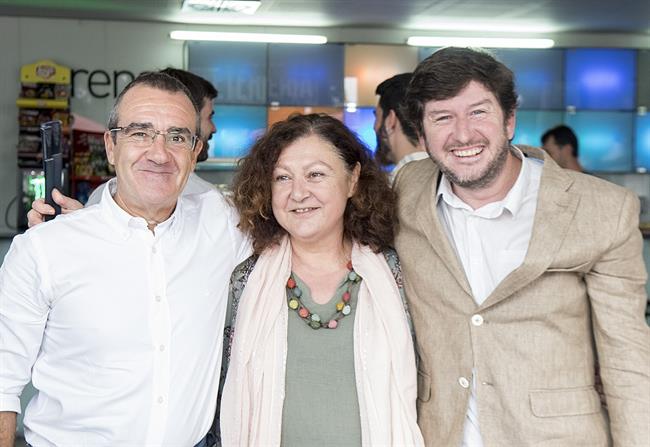 Juan Pedro Yllanes, Mae de la Concha y Alberto Jarabo en el Palma Arena | PODEMOS ep juan pedro yllanes maela conchaalberto jarabopalma arena
