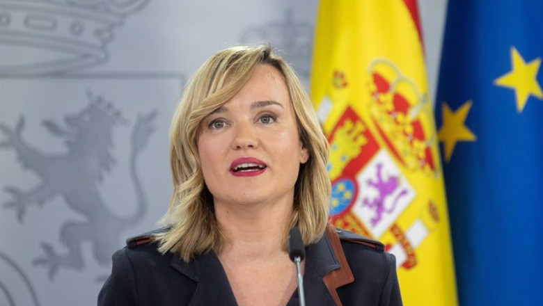 ep la ministra portavoz pilar alegria durante la rueda de prensa tras el consejo de ministros ep la ministra portavoz pilar alegria durante la rueda de prensa tras el consejo de ministros