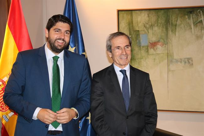 LÓPEZ MIRAS CON EMBAJADOR DE FRANCIA EN ESPAÑA | CARM ep lopez mirasembajadorfranciaespana