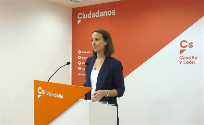 Pilar Vicente en la sede de Cs Castilla y León | EUROPA PRESS ep pilar vicentela sedecs castillaleon