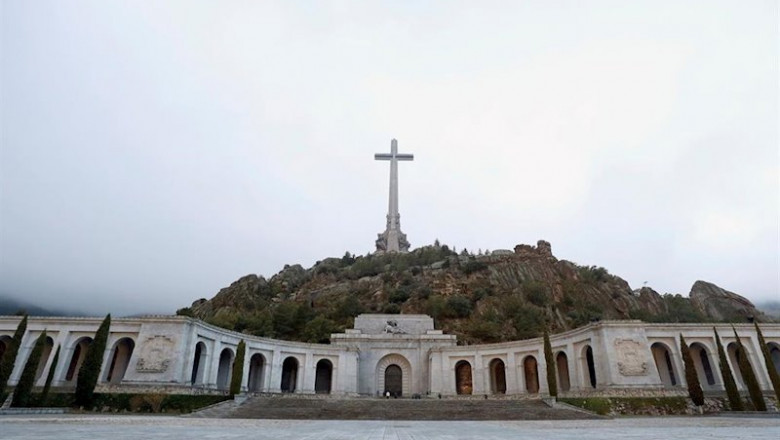 ep plano general de la basilica del valle de los caidos este jueves antes de la exhumacion de los