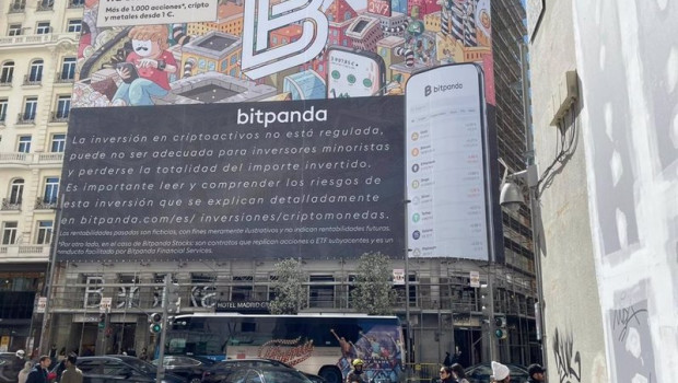 ep publicidad de bitpanda en gran via
