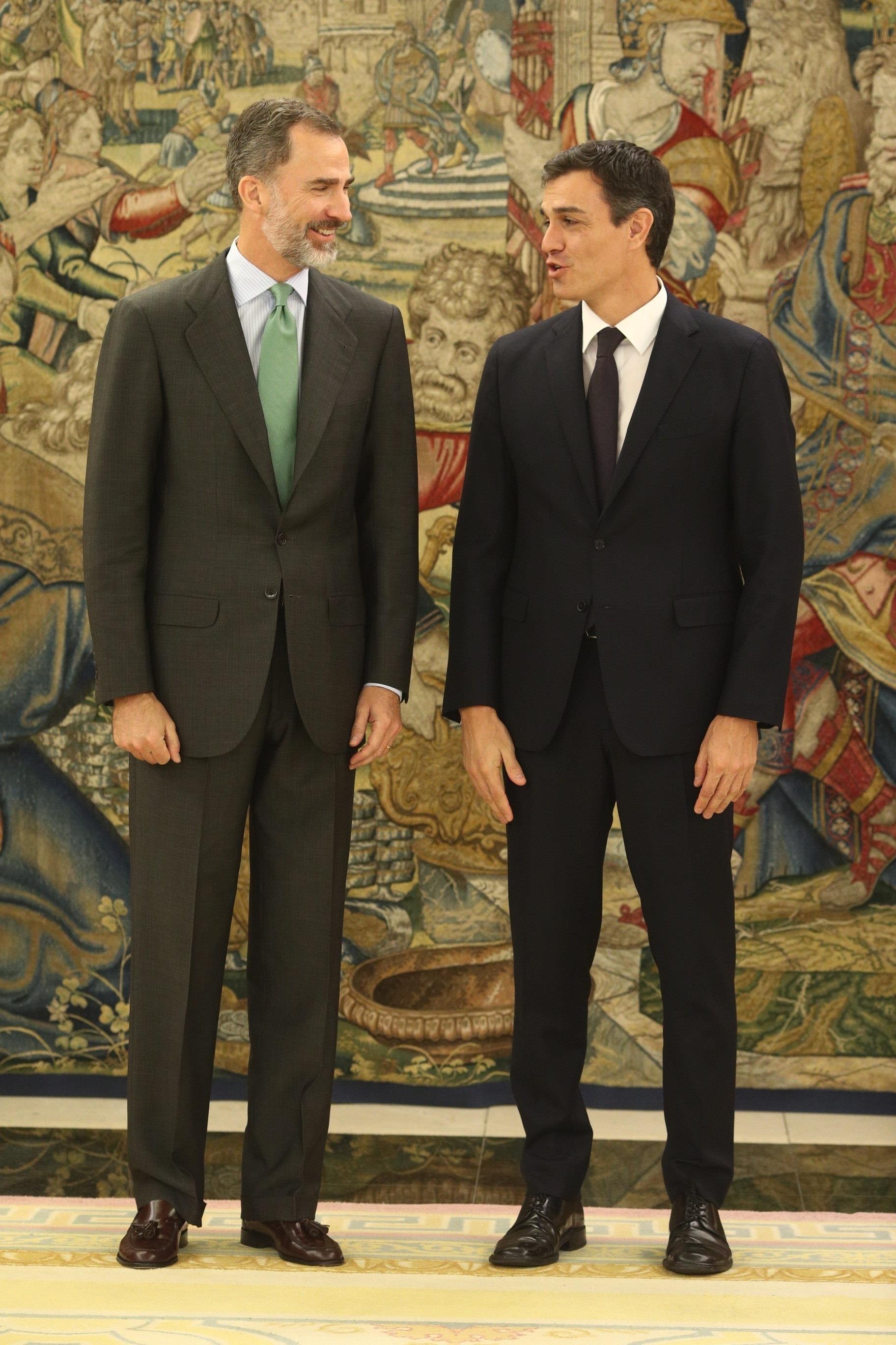 El Rey Felipe VI recibe a Pedro Sánchez | EUROPA PRESS ep rey felipe vi recibepedro sanchez 20170704132003