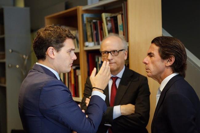 Rivera charla con Aznar y Gabriel Elorriaga | CIUDADANOS ep rivera charlaaznargabriel elorriaga