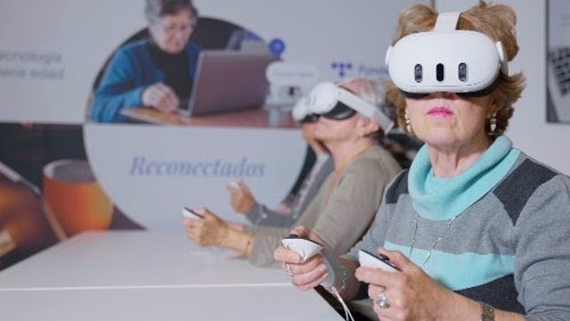 Telefónica y Meta se alían para que personas mayores accedan a la realidad virtual