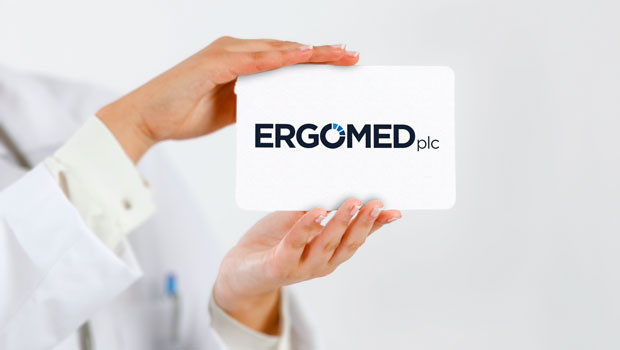 dl ergomed plc aim health care healthcare pharmaceuticals and biotechnology logo 20230321
