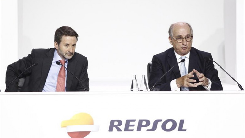 Antonio Brufau y Josu Jon Imaz en la Junta de Accionistas de Repsol | EUROPA PRESS - Archivo ep antonio brufaujosu jon imazla juntaaccionistasrepsol 20190708180506