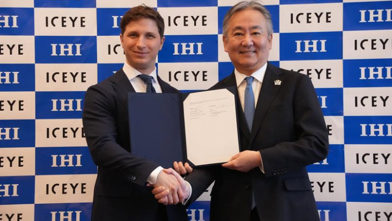 ep archivo   de izquierda a derecha el cofundador y ceo de iceye rafal modrzewski y el presidente y
